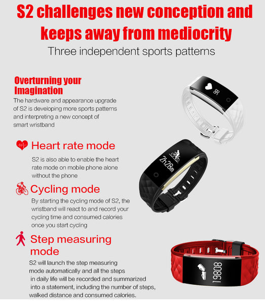 port bluetooth Smart Band wrist Bracelet Wristband