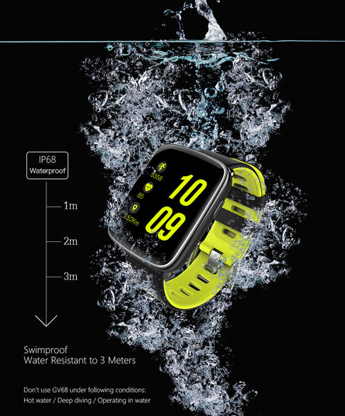 Waterproof smart watch fitness tracker