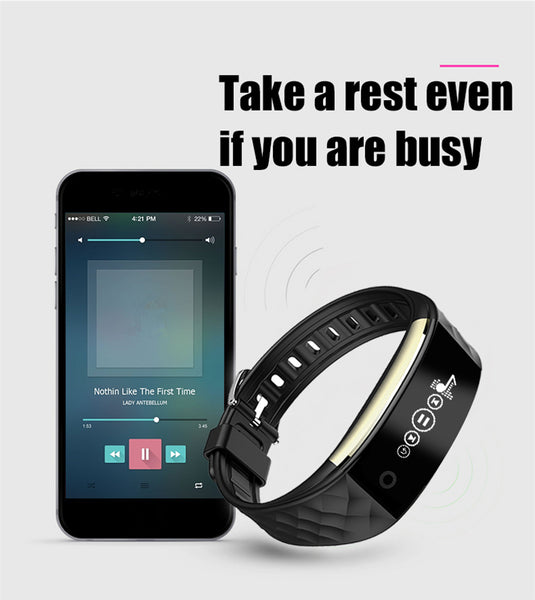 port bluetooth Smart Band wrist Bracelet Wristband