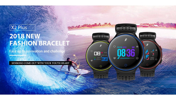 Waterproof Swimming Heart Rate Blood Pressure Sleep Monitor Wristwatch