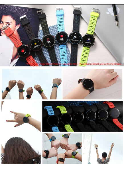 Waterproof Swimming Heart Rate Blood Pressure Sleep Monitor Wristwatch