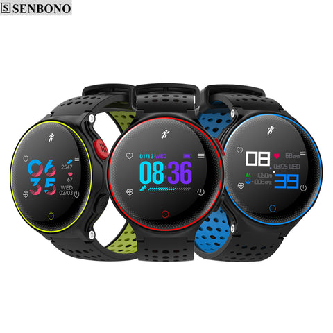 Waterproof Swimming Heart Rate Blood Pressure Sleep Monitor Wristwatch