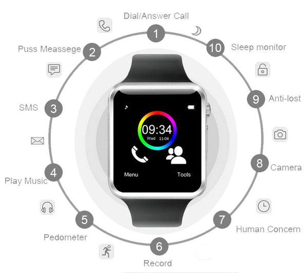 WristWatch Bluetooth Smart Watch