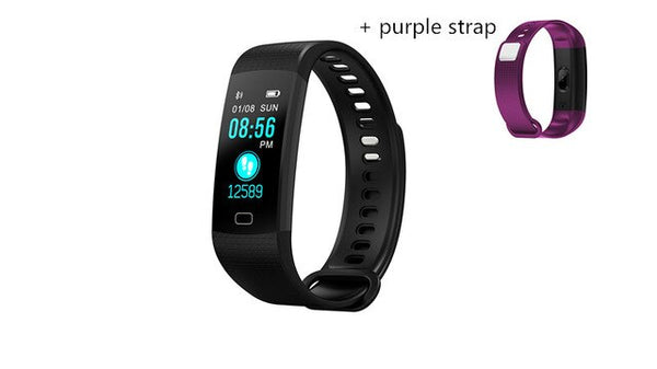 Pedometer Fitness Tracker Smart Bracelet Heart Rate Blood Pressure Monitor