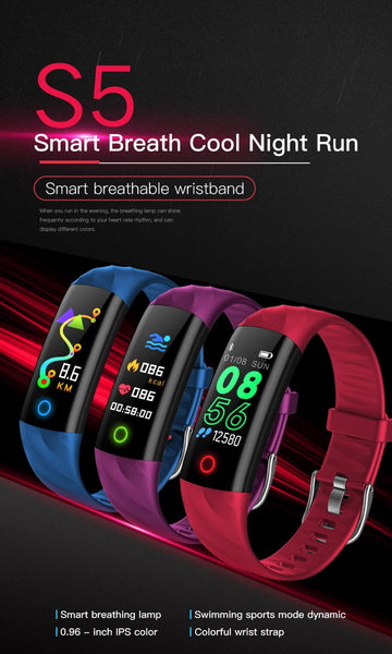 Bluetooth Heart Rate Fitness Smart Bracelet