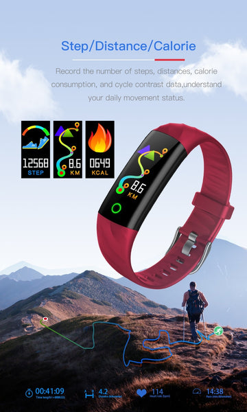 Bluetooth Heart Rate Fitness Smart Bracelet