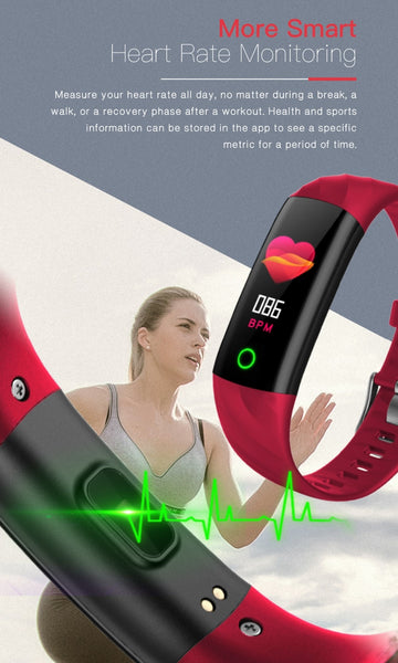 Bluetooth Heart Rate Fitness Smart Bracelet