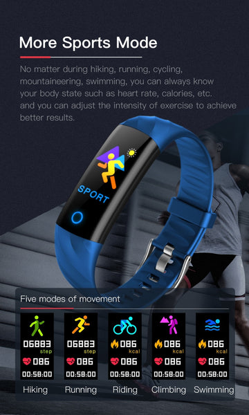 Bluetooth Heart Rate Fitness Smart Bracelet