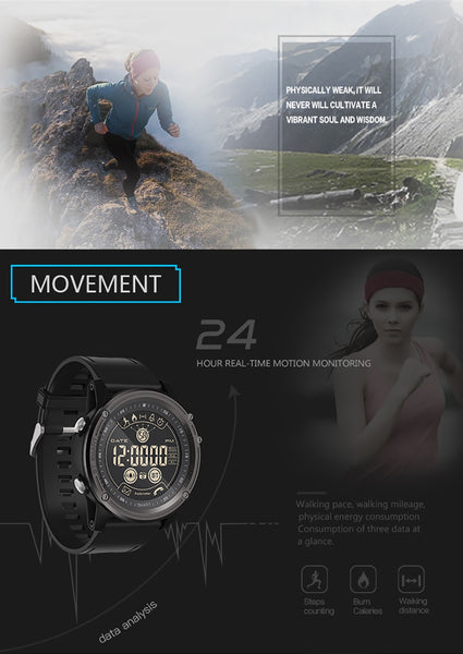 EX26 Sport tracker Stopwatch Smart Watch