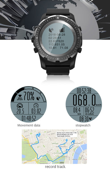 GPS Hiking watch Multi-sport Men Watch