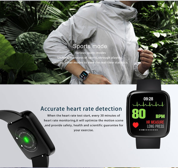 Sport Heart Rate Fitness Tracker Smart Watch