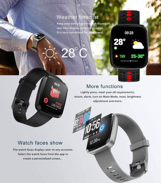 Sport Heart Rate Fitness Tracker Smart Watch