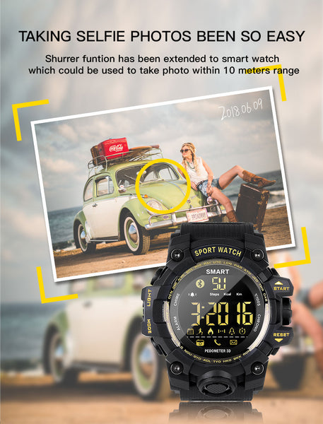 Waterproof smartwatch Remote Control Fitness Watch