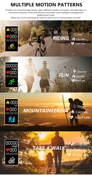 Waterproof Fitness Tracker Smart Band