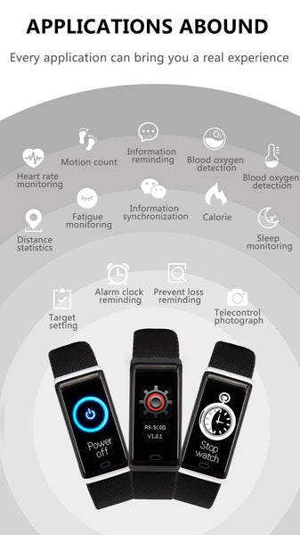 Waterproof Fitness Tracker Smart Band