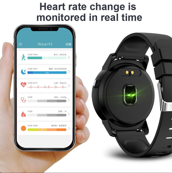 1.3' Full HD IPS Circular Screen band heart rate Monitor Smart Watch