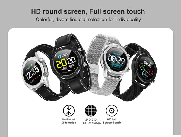 Blood Pressure Monitor Smart Watch Heart Rate Pedometer