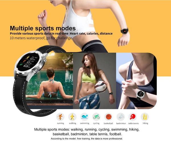 Blood Pressure Monitor Smart Watch Heart Rate Pedometer