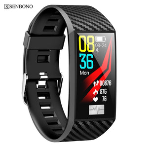 1.14 Inch IPS Screen Smart Bracelet ECG Heart Rate Blood Pressure Monitor