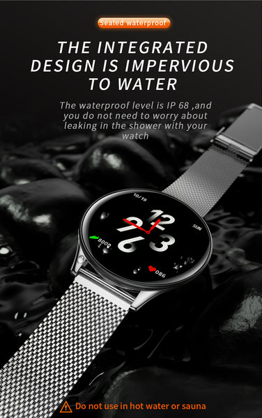 SN58 Smart watch IP68 waterproof Tempered glass Sports Men women