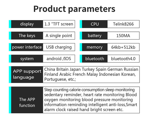 1.3' Custom Dial Dynamic Smart Watch