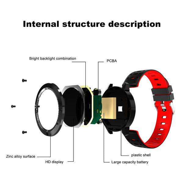 Heart rate monitor Sports smartwatch