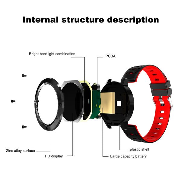 Heart rate monitor Sports smartwatch