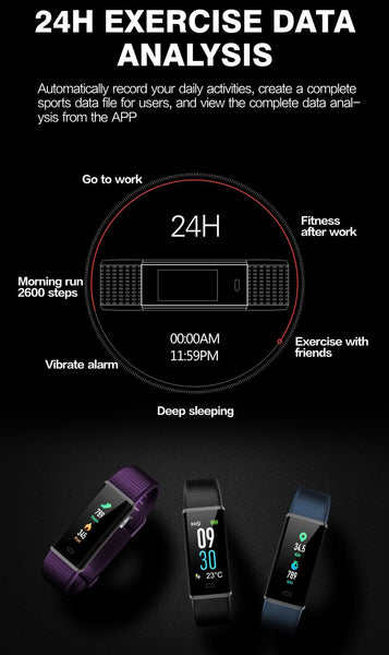 Sport tracking heart rate Multi-sport mode SMS reminder bracelet