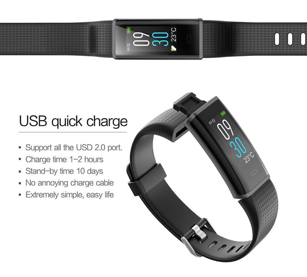 Sport tracking heart rate Multi-sport mode SMS reminder bracelet