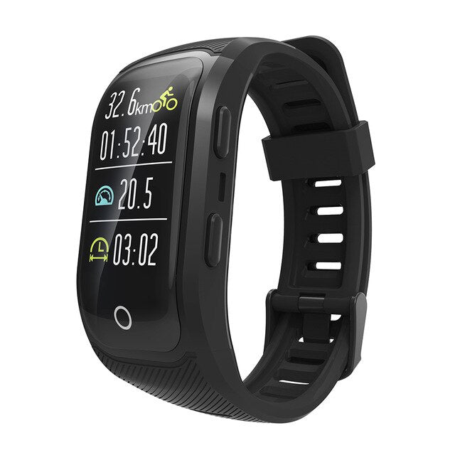 Color Screen  IP68 Waterproof Bluetooth GPS Wristband